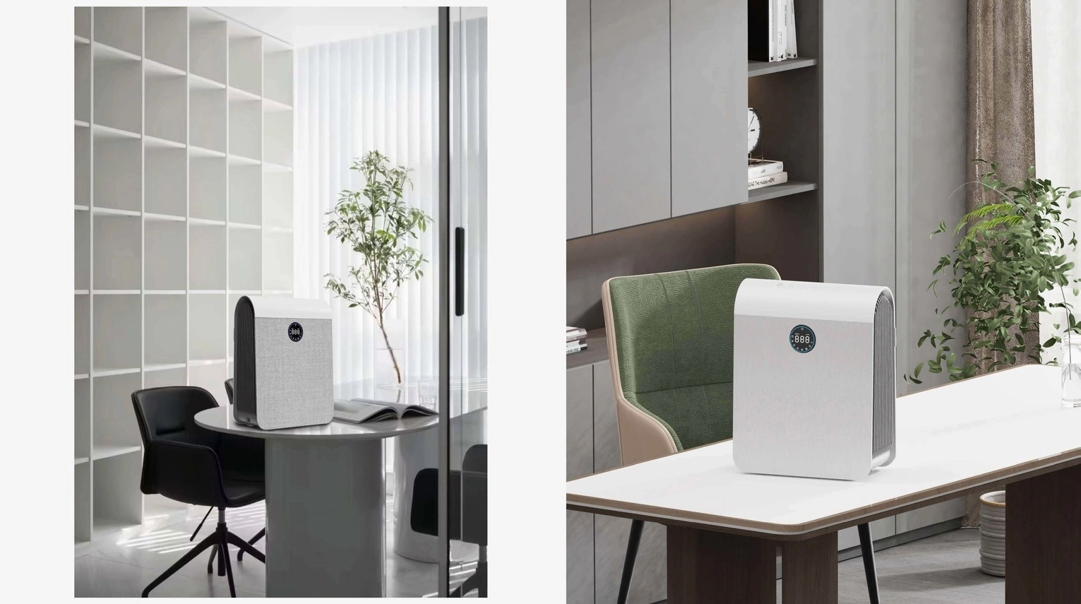 modern HEPA filter system home office